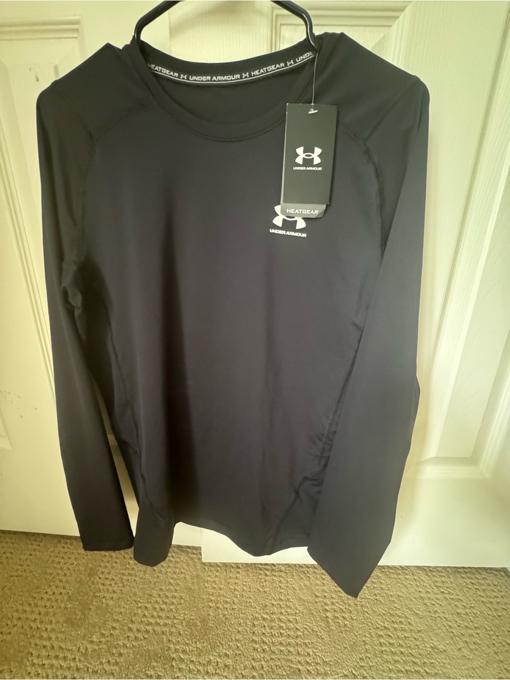 Under Armour Black HeatGear Long Sleeve Compression Top